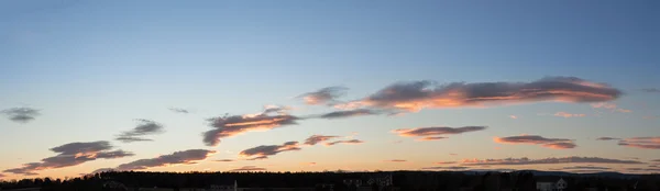 日没時の高精細雲景 — ストック写真