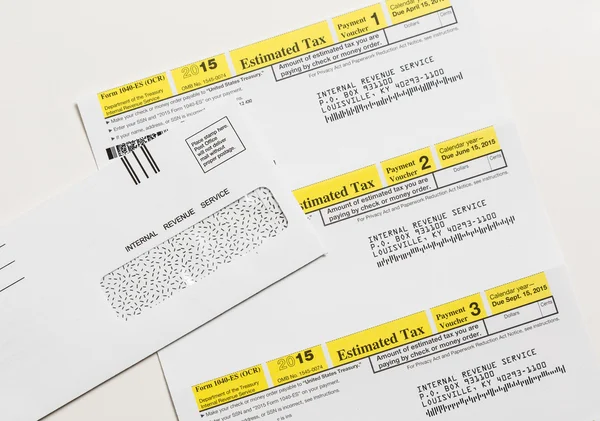 IRS USA Modulo fiscale 1040-ES — Foto Stock