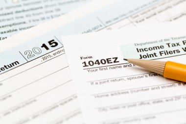 Kalem 2015 döşeme IRS form 1040ez