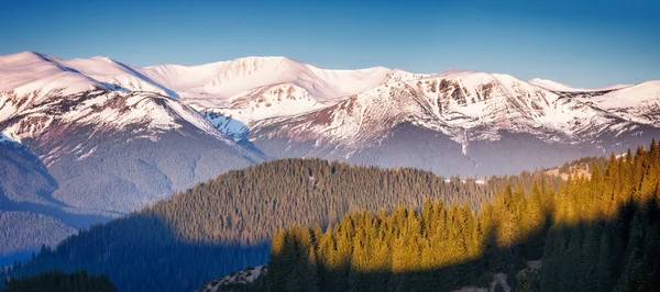 El día soleado está en el paisaje de montaña —  Fotos de Stock