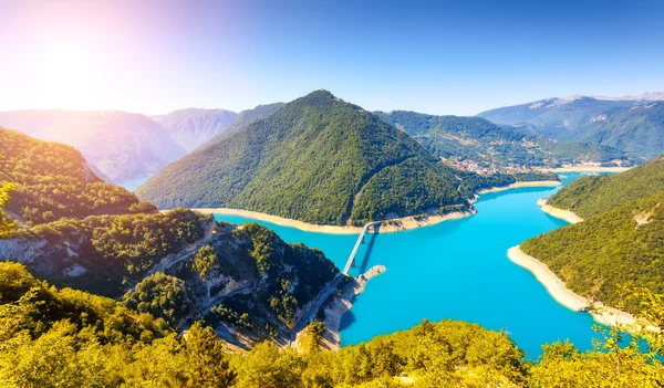The Piva river in Montenegro — Stock Photo, Image