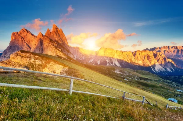 Magical mountain landscape — Stock Photo, Image