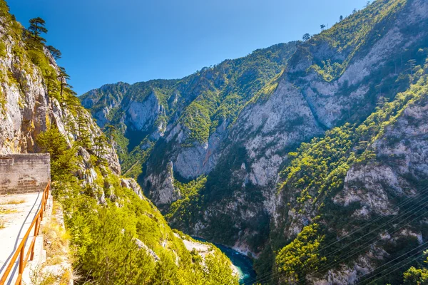 The Piva river in Montenegro — Stock Photo, Image