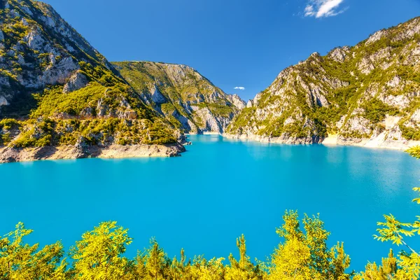 Piva floden i Montenegro — Stockfoto