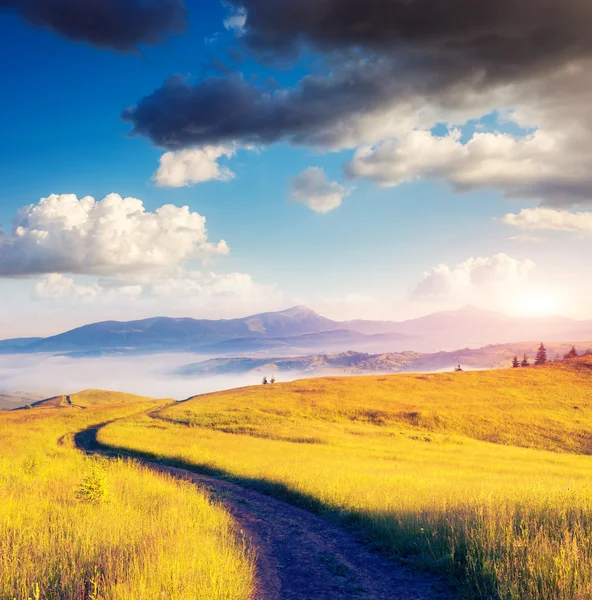 Magic mountain landscape — Stock Photo, Image