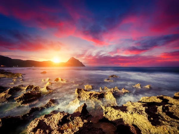 Utsikt över naturreservatet Monte Cofano — Stockfoto