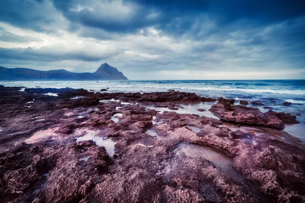 Blick auf das Naturschutzgebiet Monte Cofano. — Stockfoto