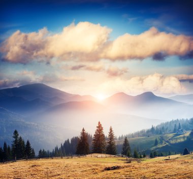 magical mountains landscape