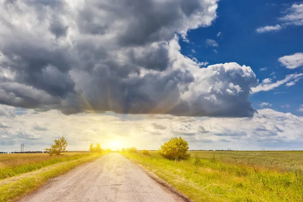 Empty asphalt road — Stock Photo, Image