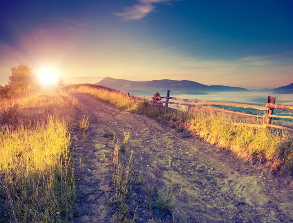 Fantastische sonnige Hügel — Stockfoto