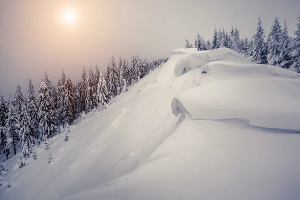 Καταπληκτικό χειμερινό τοπίο — Φωτογραφία Αρχείου