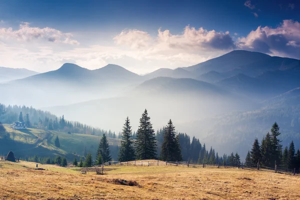 Magical mountains landscape — Stok fotoğraf