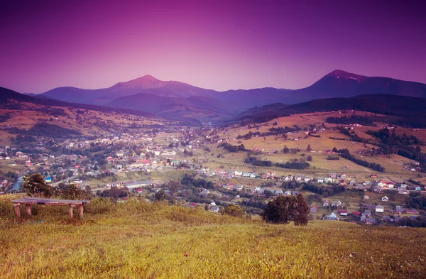 Beautiful green hills — Stock Photo, Image