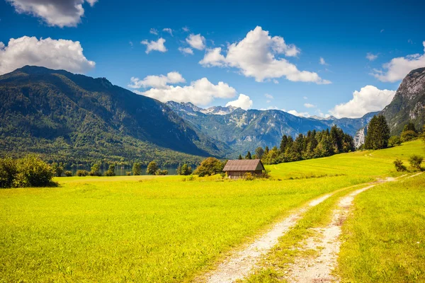 Fantastic panorama on the Triglav national park — Stock Photo, Image