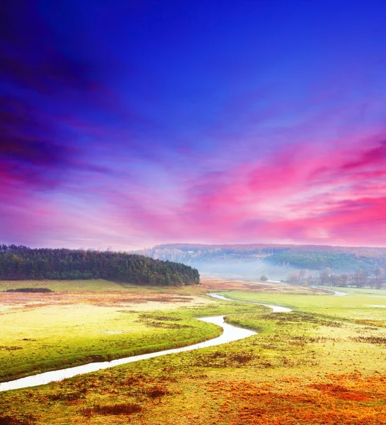 Mooie ochtend landschap — Stockfoto