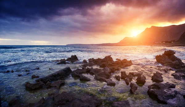 Blick auf das Naturschutzgebiet Dello Zingaro — Stockfoto