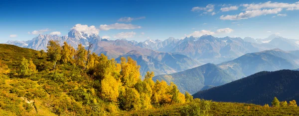 Fantastica vista della valle alpina — Foto Stock