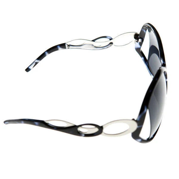 Чорні сонцезахисні окуляри ізольовані на білому тлі . — стокове фото