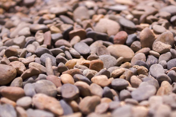 small stones on the seashore