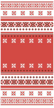 Set of ethnic banners. Vector illustration.