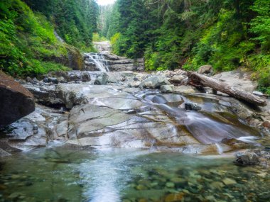 Denny Creek Patikası son derece popüler ve iyi bir nedeni var! Doğal bir su kaydırağı, iki büyük şelale, bir sürü eski orman ve harika manzaralı açık alanlar, ve güzel Alp Gölleri..