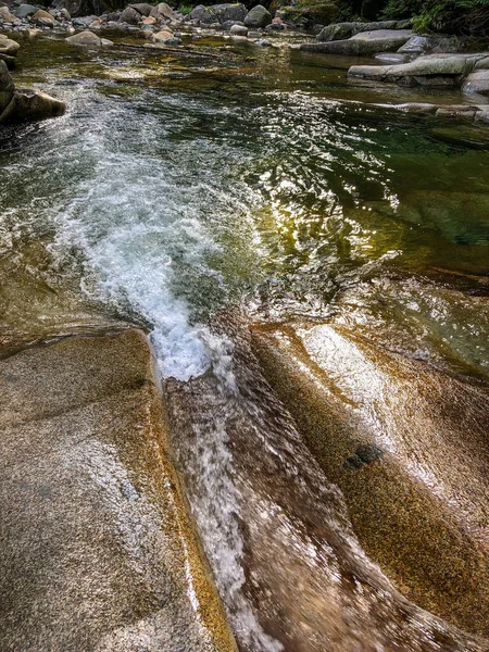 Franklin Falls Egy Vízesés Snoqualmie Folyó Déli Villáján Első Három — Stock Fotó