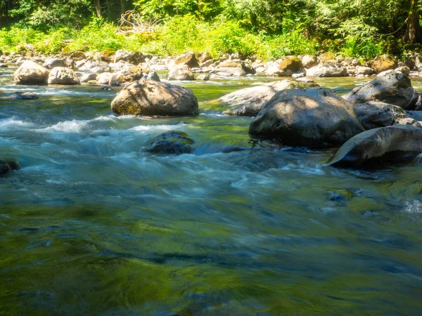 Trilhas Moderadas Levam Populares Twin Falls Menores Weeks Falls Outras — Fotografia de Stock