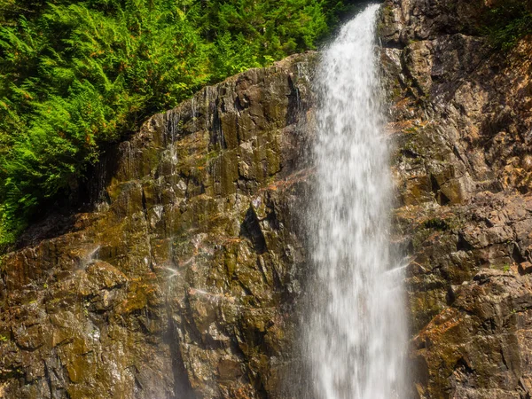 Franklin Falls Είναι Ένας Καταρράκτης Στο Νότιο Πιρούνι Του Ποταμού — Φωτογραφία Αρχείου