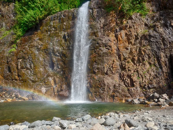 Franklin Falls Ist Ein Wasserfall Der Südgabelung Des Snoqualmie River — Stockfoto