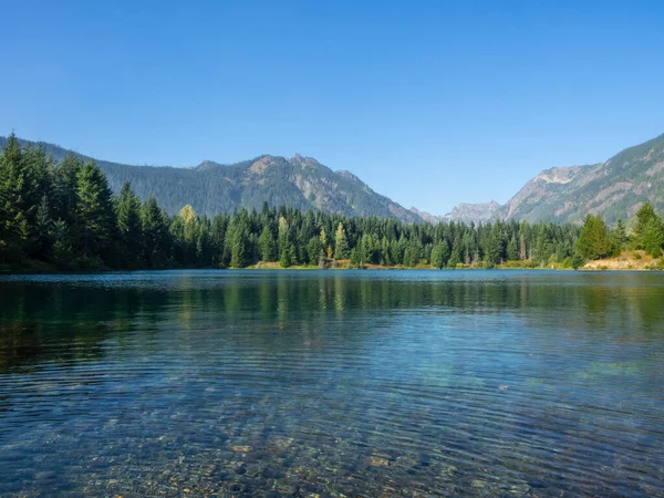 Gold Creek Pond Loop Est Sentier Boucle Mille Très Fréquenté — Photo