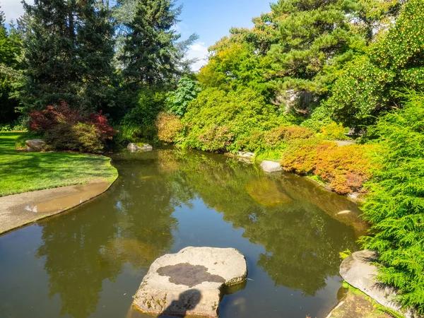 Kubota Garden Akr 000 Japonská Zahrada Rainier Beach Sousedství Seattlu — Stock fotografie