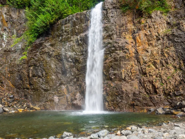 프랭클린 Franklin Falls Snoqualmie River South Fork 폭포로 포크스 리강에 — 스톡 사진