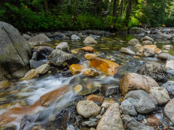 Franklin Falls Een Waterval Zuidelijke Splitsing Van Snoqualmie River Eerste — Stockfoto