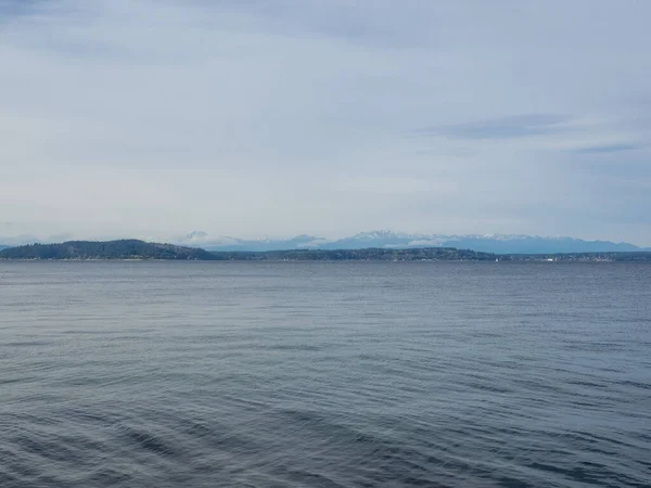 Alki Beach Park Парк Площадью 135 Акров Расположенный Западном Районе — стоковое фото