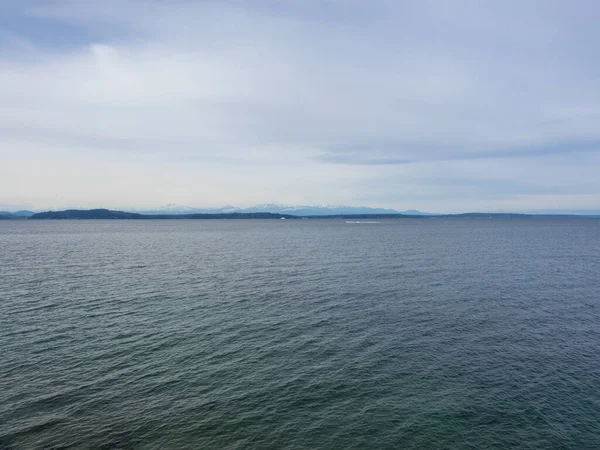 Alki Beach Park Egy 135 Hektáros Park Található West Seattle — Stock Fotó