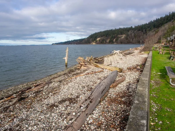 Cama Beach State Park Area Ricreativa Pubblica Che Affaccia Sul — Foto Stock