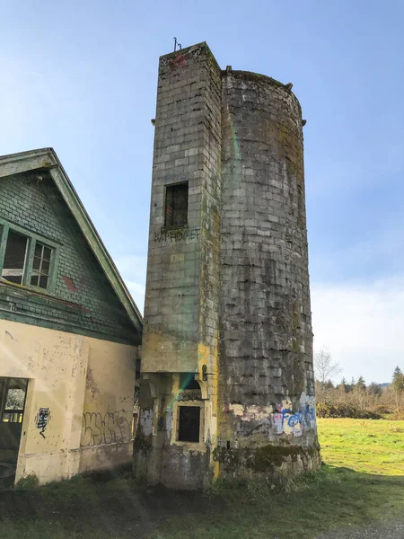 Northern State Hospital Een Ziekenhuis Sedro Woolley Washington Het Opgenomen — Stockfoto