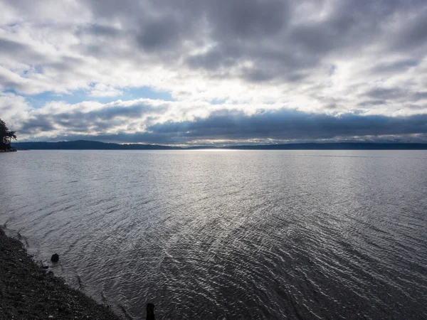 Der Cama Beach State Park Ist Ein Öffentliches Erholungsgebiet Gegenüber — Stockfoto