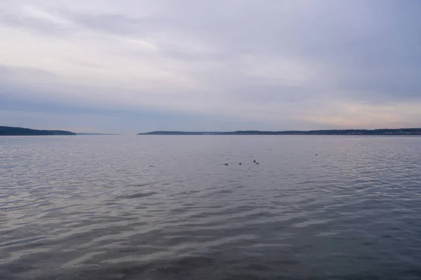 Jalur Saratoga Berada Puget Sound Antara Pulau Whidbey Dan Pulau — Stok Foto