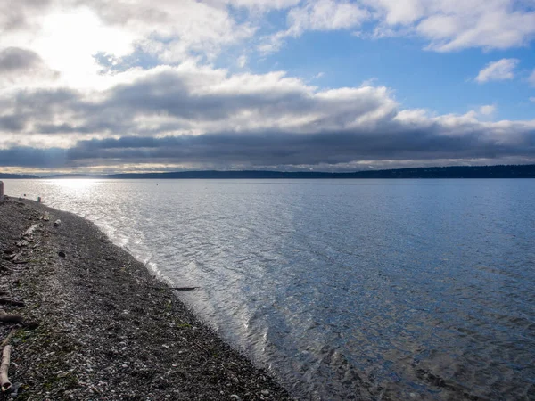 Der Cama Beach State Park Ist Ein Öffentliches Erholungsgebiet Gegenüber — Stockfoto