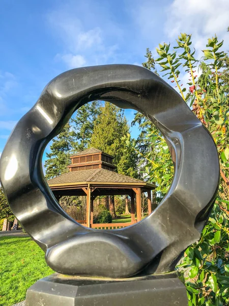 Evergreen Arboretum Gardens Både Plats För Skönhet Och Utbildning Som — Stockfoto