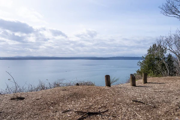 Discovery Park Parque Localizado Nas Margens Puget Sound Bairro Magnolia — Fotografia de Stock