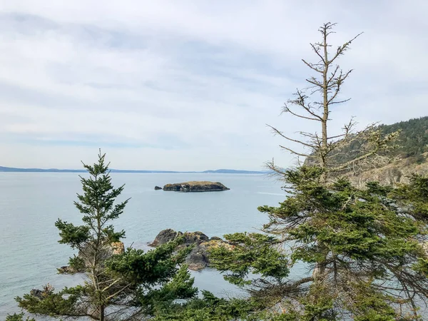 Plaża Rosario Mieści Się Terenie Parku Stanowego Fidalgo Island Rzeczywistości — Zdjęcie stockowe