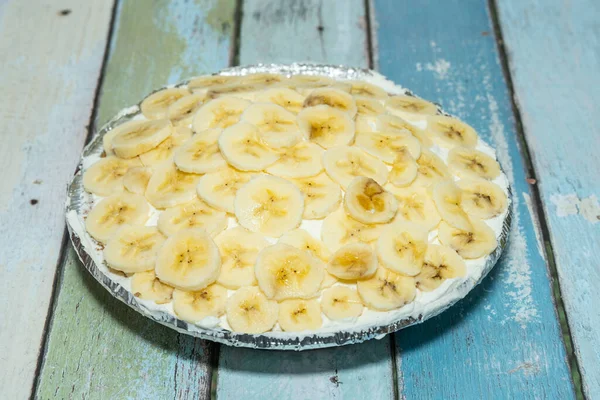 Banana Cream Pie Podría Ser Más Fácil Todas Las Variedades — Foto de Stock