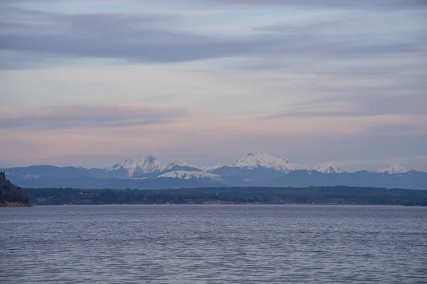 Saratoga Passage Ligger Puget Sound Mellan Whidbey Island Och Camano — Stockfoto