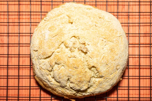 Bannock Variety Flat Quick Bread Any Large Article Baked Cooked — Stock Photo, Image