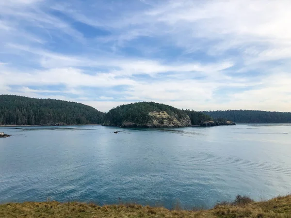 Plaża Rosario Mieści Się Terenie Parku Stanowego Fidalgo Island Rzeczywistości — Zdjęcie stockowe