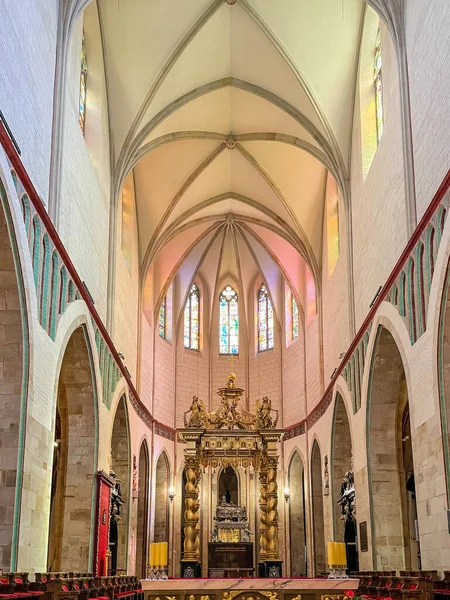 Catedral Basílica Assunção Bem Aventurada Virgem Maria Santo Adalberto Gniezno — Fotografia de Stock