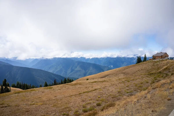 Hurricane Ridge Mountainous Area Washington Olympic National Park Approximately Miles — Stock Photo, Image