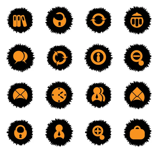 Set di icone per ufficio — Vettoriale Stock